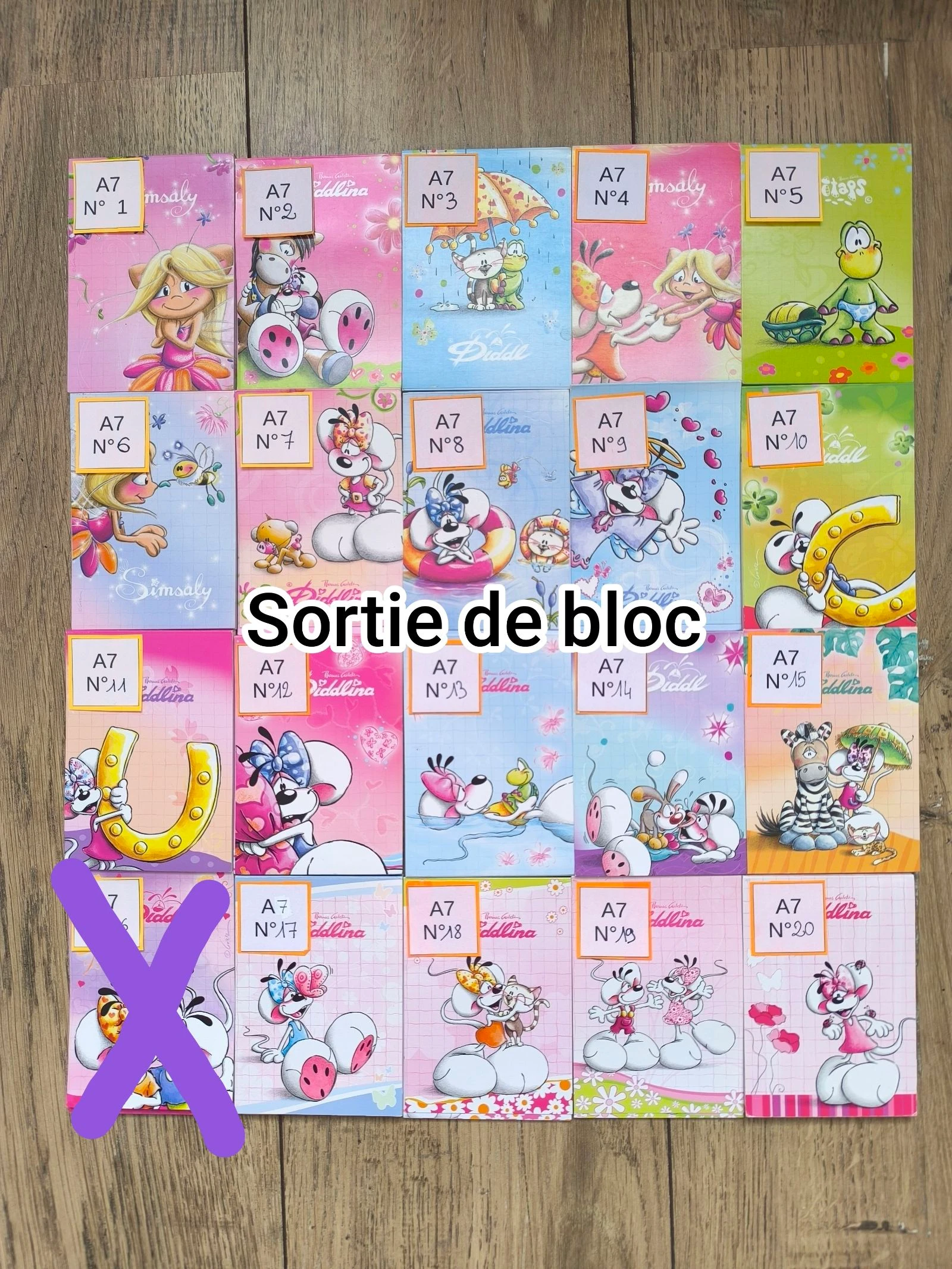 Diddl folhas A7 saída de bloco – photo 2